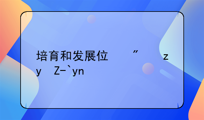 培育和发展住房租赁市场